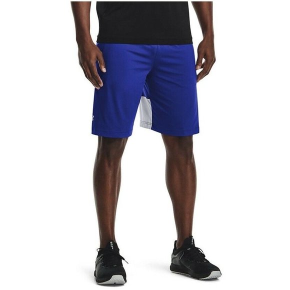 NWT Under Armour Mens UA Raid 2.0 Training Gym Athletic Shorts 1361511 Royal L - Picture 1 of 1